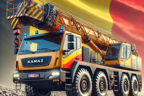 Operator żurawia samojezdnego