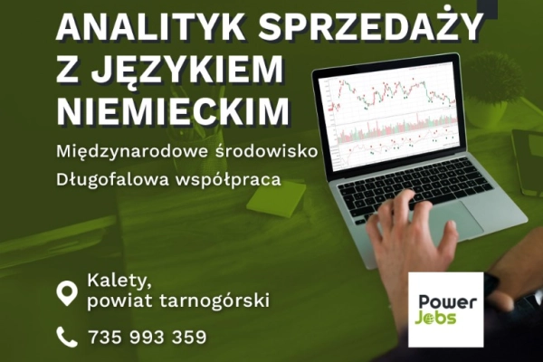 ANALITYK SPRZEDAŻY Z JĘZYKIEM NIEMIECKIM