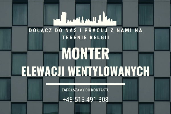 Monter konstrukcji drewnianych / elewacji