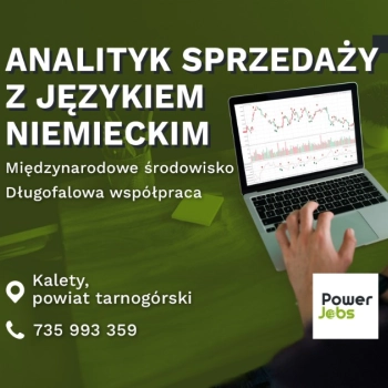 ANALITYK SPRZEDAŻY Z JĘZYKIEM NIEMIECKIM