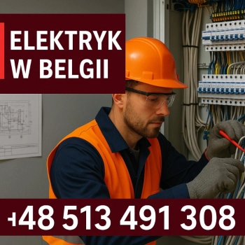 Elektryk - praca w Belgii
