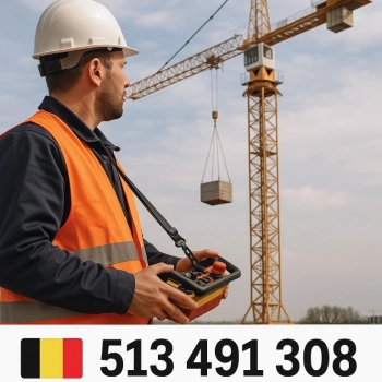 Operator żurawia - z pilota