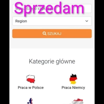 Sprzedam stronę z ogłoszeniami za granicą polska